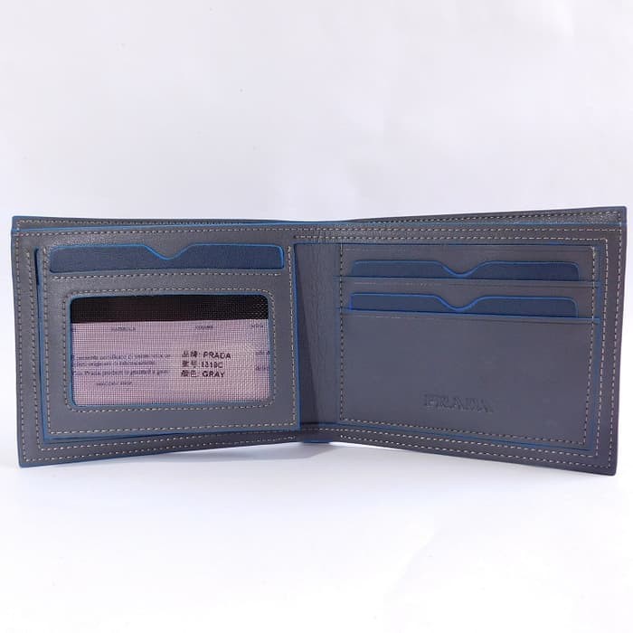 Jual Dompet Kulit Prada 1319 C  Dompet Kulit Pendek Pria Prada Berkualitas