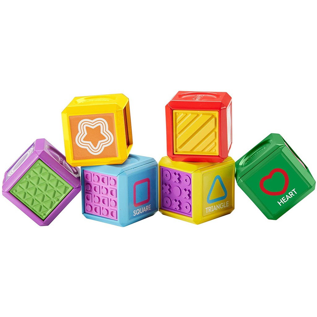 ORI FISHER PRICE Mainan Bayi Balok Sensori First Words Shape Blocks - Mainan Bayi Balok Pengenalan Nama / Bentuk fisher price Block Colour Mainan Sensori Halus sensorik Fisherprice