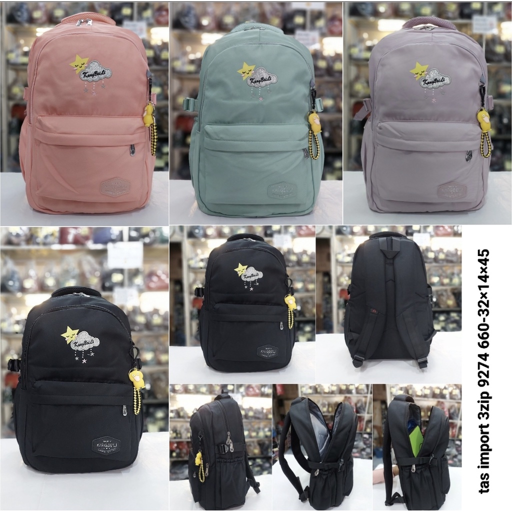 BACKPACK SD SMP SMA anak perempuan bahan dasar yang premium dan lebih berkualitas.