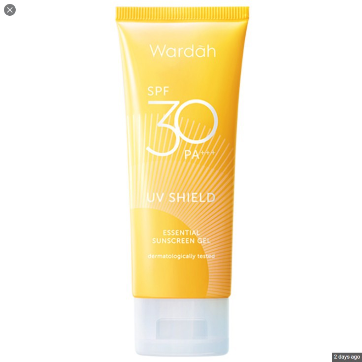 Wardah Sun Care Sunscreen Gel SPF 30 | Kemasan Baru UV Shield Essential Gel SPF 30 PA+++