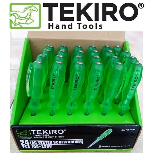 Tekiro TEST PEN AC TEKIRO AC TESTER SCREWDRIVER 105 - 250 V EL-AT1497