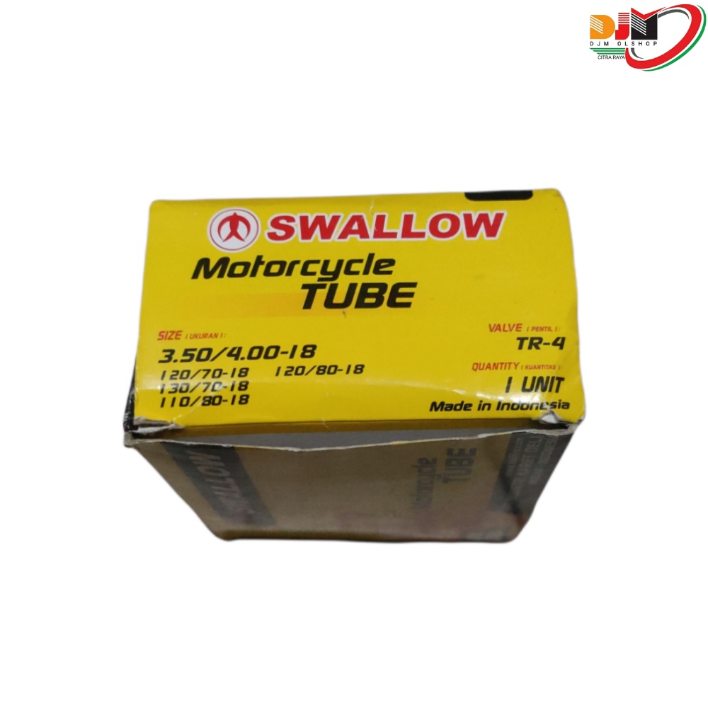 Ban Dalam Swallow Ukuran Ring 16-17-18-19-21