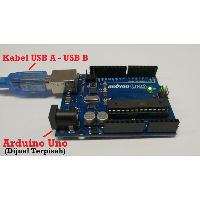 [HAEBOT] Kabel Arduino USB A to USB B Printer Uno Dip Smd R3 Board Penghubung Konektor Wire