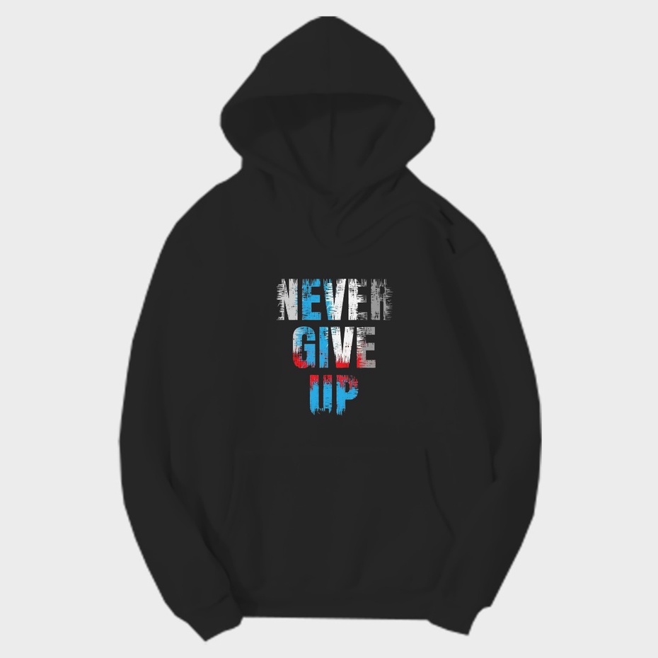 Pro.Coll - Never Give Up Hoodie - Hoodie Pria dan Wanita