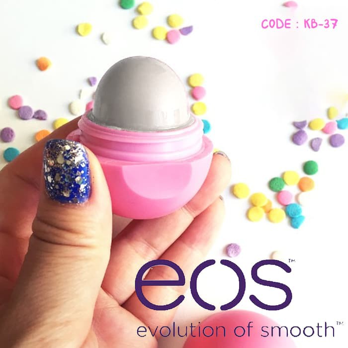 EOS LIPBALM LIP BALM EVOLUTION OF SMOOTH Bentuk Bulat Telur Bola