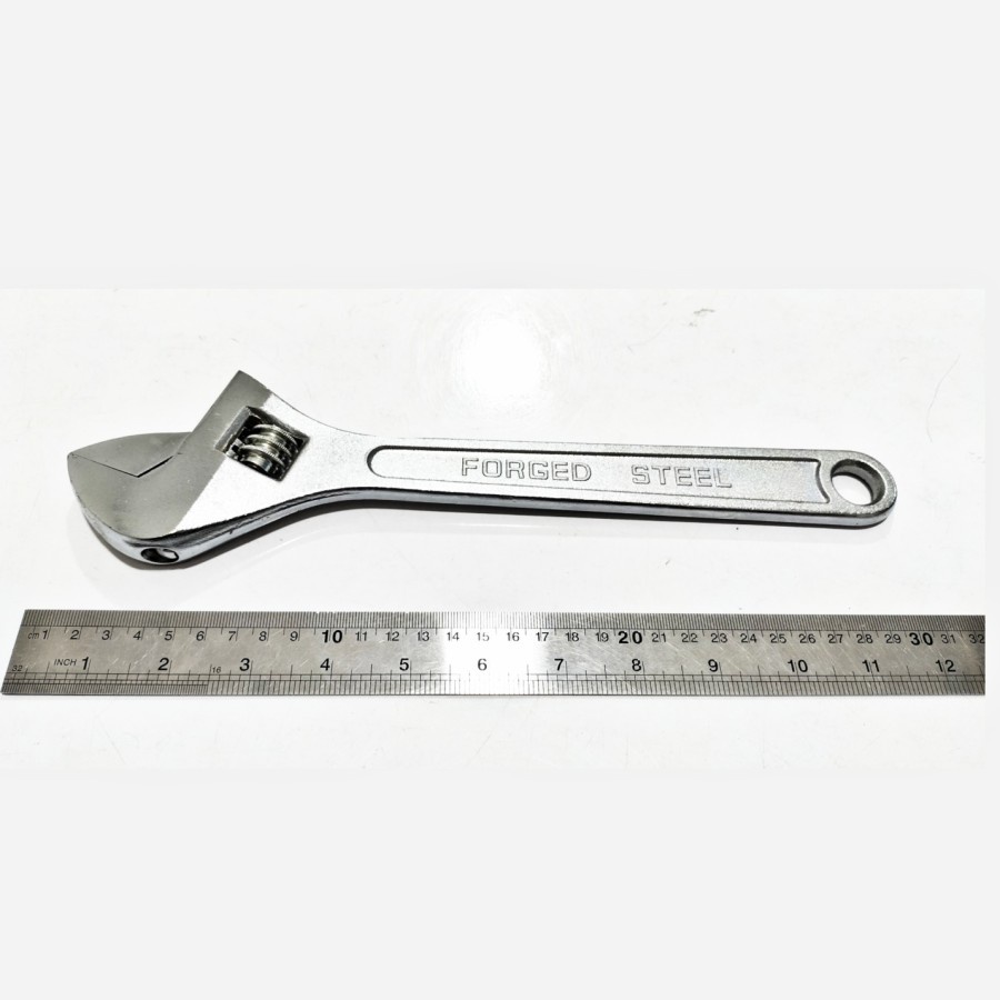 Kunci Inggris Chrome 12inci 300mm Lusinan - Adjustable Wrench 12inch