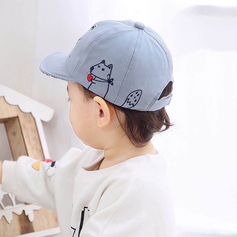 Topi baseball bayi ABC racoon baby cap import