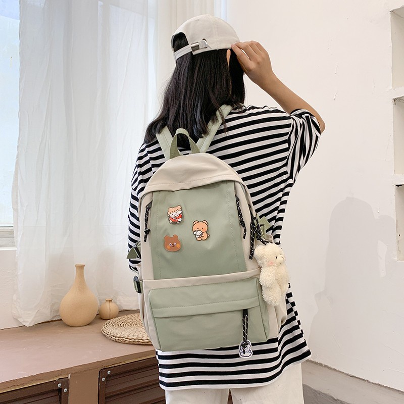 MURMURE.ID | TAS RANSEL WANITA PRIA SEKOLAH KULIAH BACKPACK IMPORT SEKOLAH KULIAH KERJA TERBARU TAS WANITA BG036-5