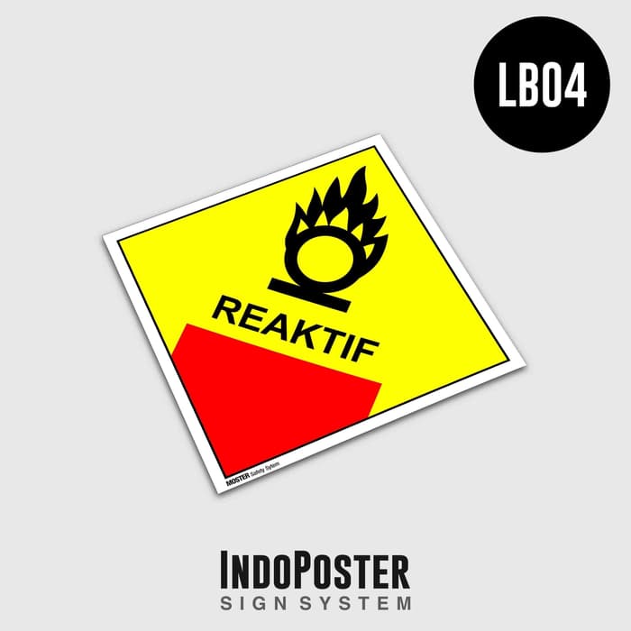 

Stiker Simbol Label K3 Limbah Hazmat Reaktif