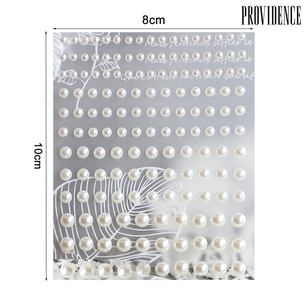 Providence Back Glue Nail Pearl Sticker 3D Effect Mini Beauty DIY Nail Art Decoration Manicure Accessory for Makeup