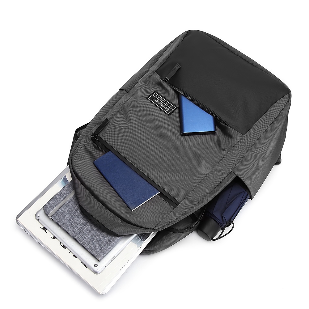 Luminox Tas Ransel Kasual IFJ - Tas Ransel Laptop Tas Pria Wanita Tas Ransel Unisex - Backpack Daypack Up To 14 Inch