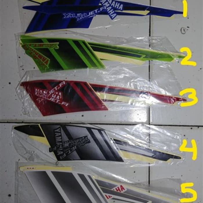 Striping lis&Stiker Body&Stiker Motor Mio Soul Gt 2012
