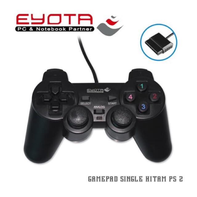 STIK PS2 Eyota Gamepad Single Getar playstation stick