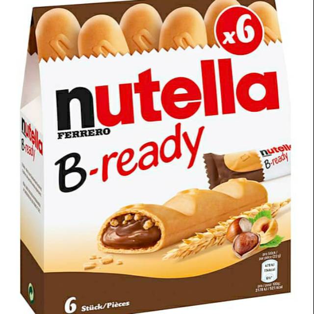 

Nutella B-Ready isi 6 100% ori