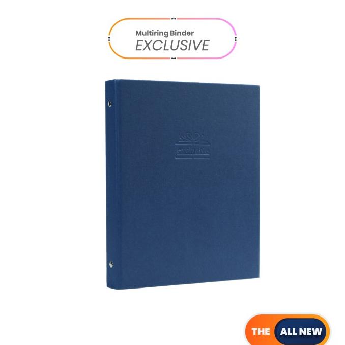 

Bantex Exclusive Multiring Binder B5 26 Ring O 25mm Blue #1327 01