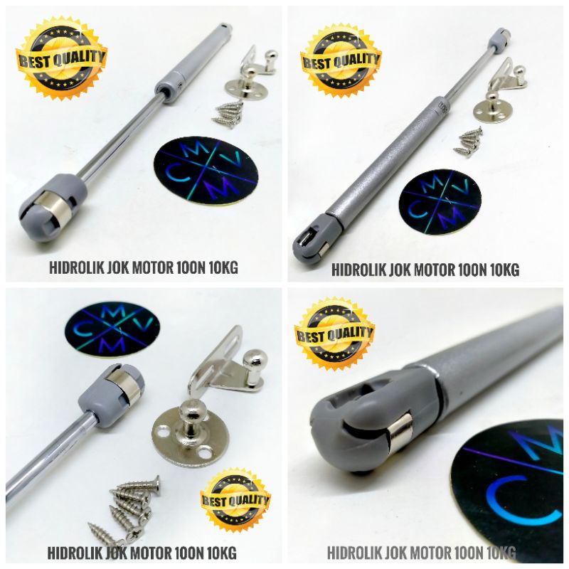 [READY STOCK] HIDROLIK PEGAS JOK MOTOR HUBEN 100N 10kg IMPORT KUALITAS A / hidrolis pegas gas spring otomatis pintu laci rak lemari dapur kitchen set tiang bagasi jok motor