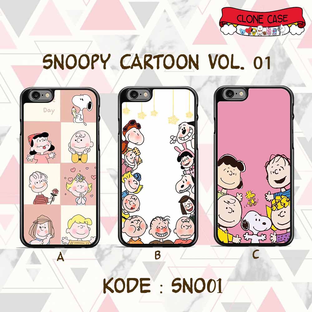 Case Oppo F5 F7 F9 F11 Pro Youth - Hardcase Snoopy & Friends