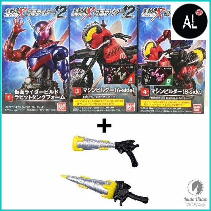 Al Shodo-X Kamen Rider 12 Build Rabbit Tank Form & Machine Builder