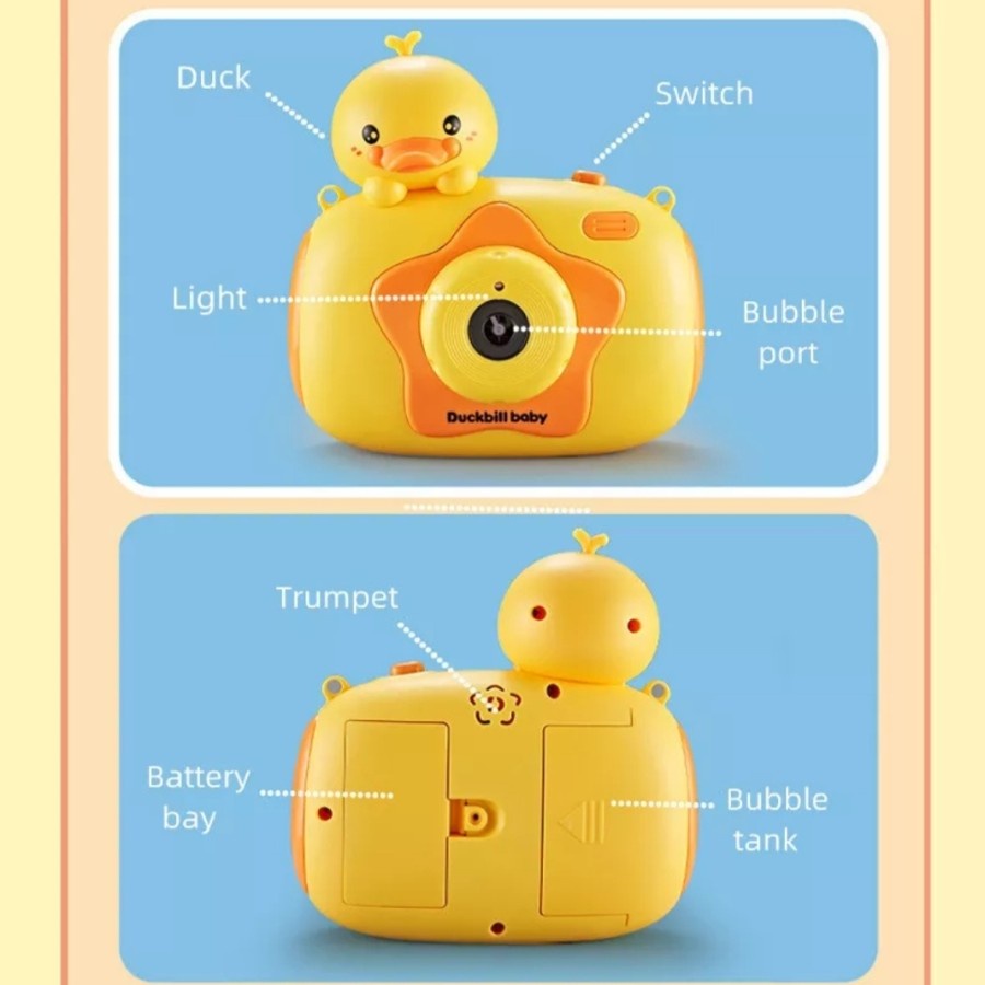 Mainan Outdoor Anak Kamera Bubble Bebek DUCKBILL