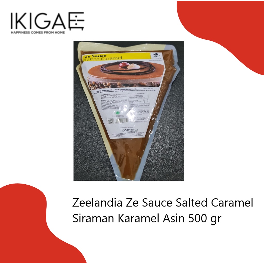 ZEELANDIA ZE SAUCE SALTED CARAMEL / TOPPING KARAMEL ASIN 500 GR