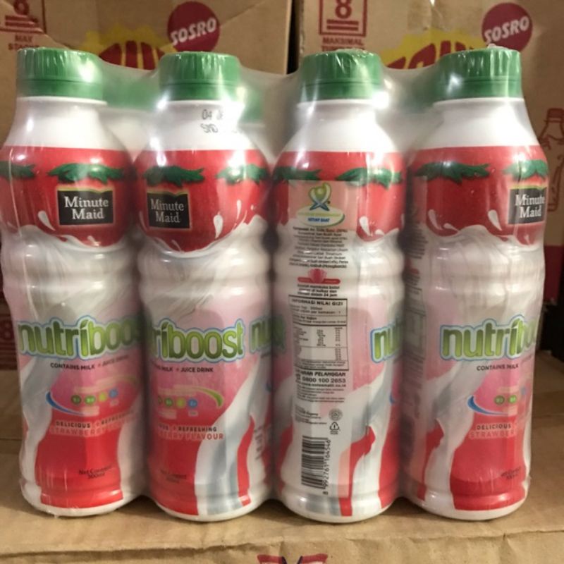 

Minute Maid Nutriboost Pet 300 mL x 12 botol