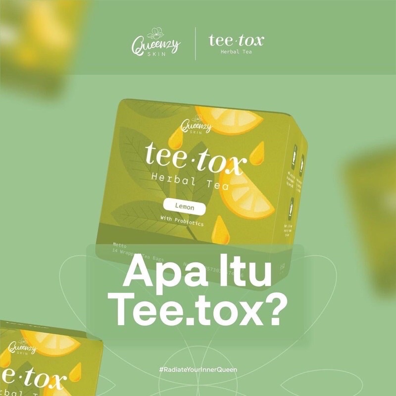 

[ READY ] Tea Tox by QueenzySkin isi 14 teabags