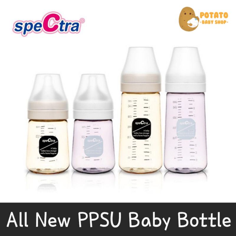 Spectra All New PPSU Baby Bottle 160 ml &amp; 240 ml - Botol Susu Bayi