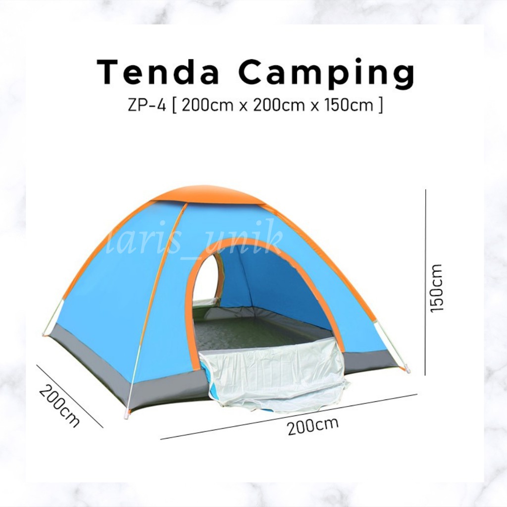 BEST SELLER Tenda Camping Otomatis Tenda Camping Kemah 4-5 Orang + kursi camping Tenda Camping Anti Air Tenda Camping Zp 5 Simple Tampa Harus Di Rakit/Tenda Outdor/Tenda Camping