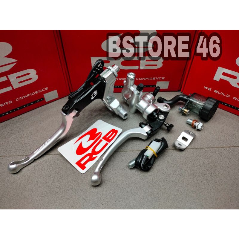 master rem rcb s114mm kanan kiri handle kopling cbr r15 gsx ninja r25 silver