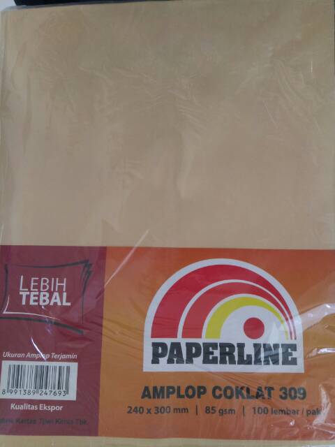 

Amplop coklat paperline 309