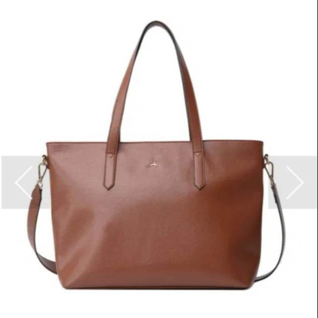 Povilo tote bag/KIRA TOTE BROWN
