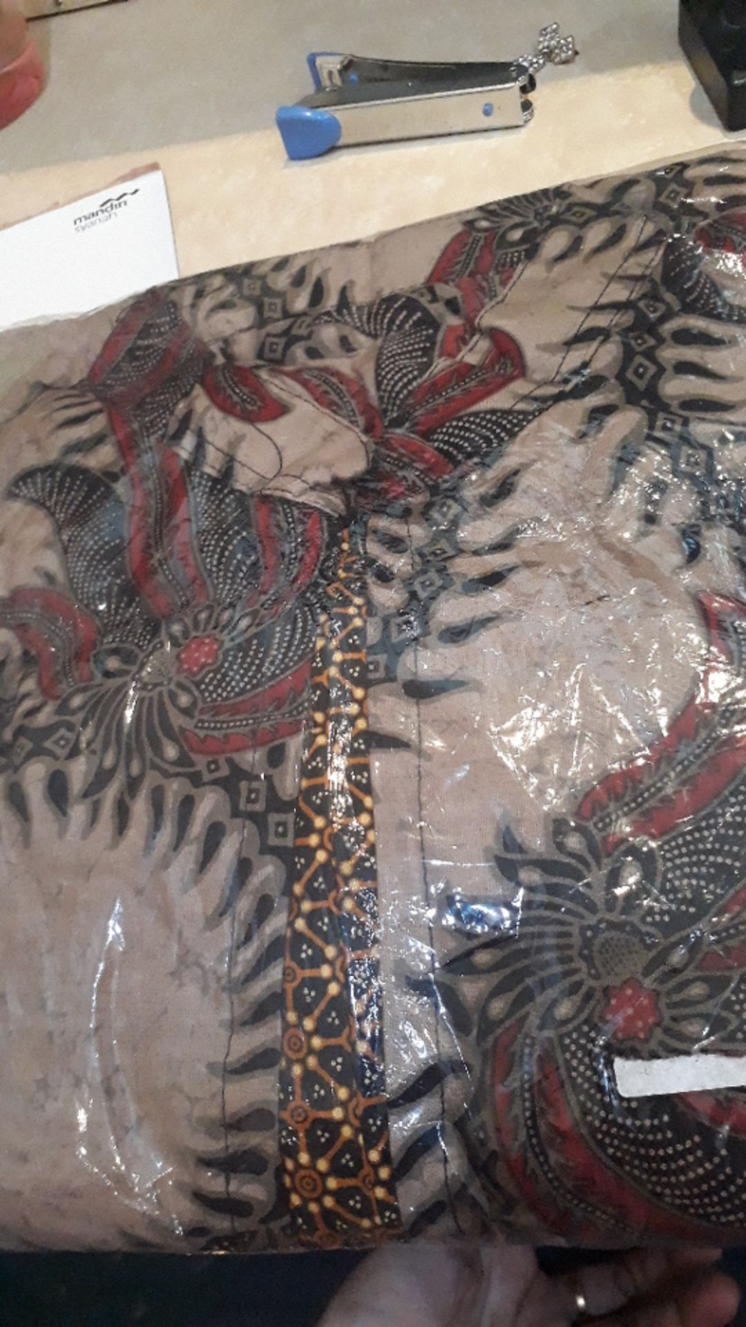 Gamis Batik Modern Murah Katun Halus Kombinasi Truntum, Ori Batik Aksara Pekalongan Big Size Jumbo
