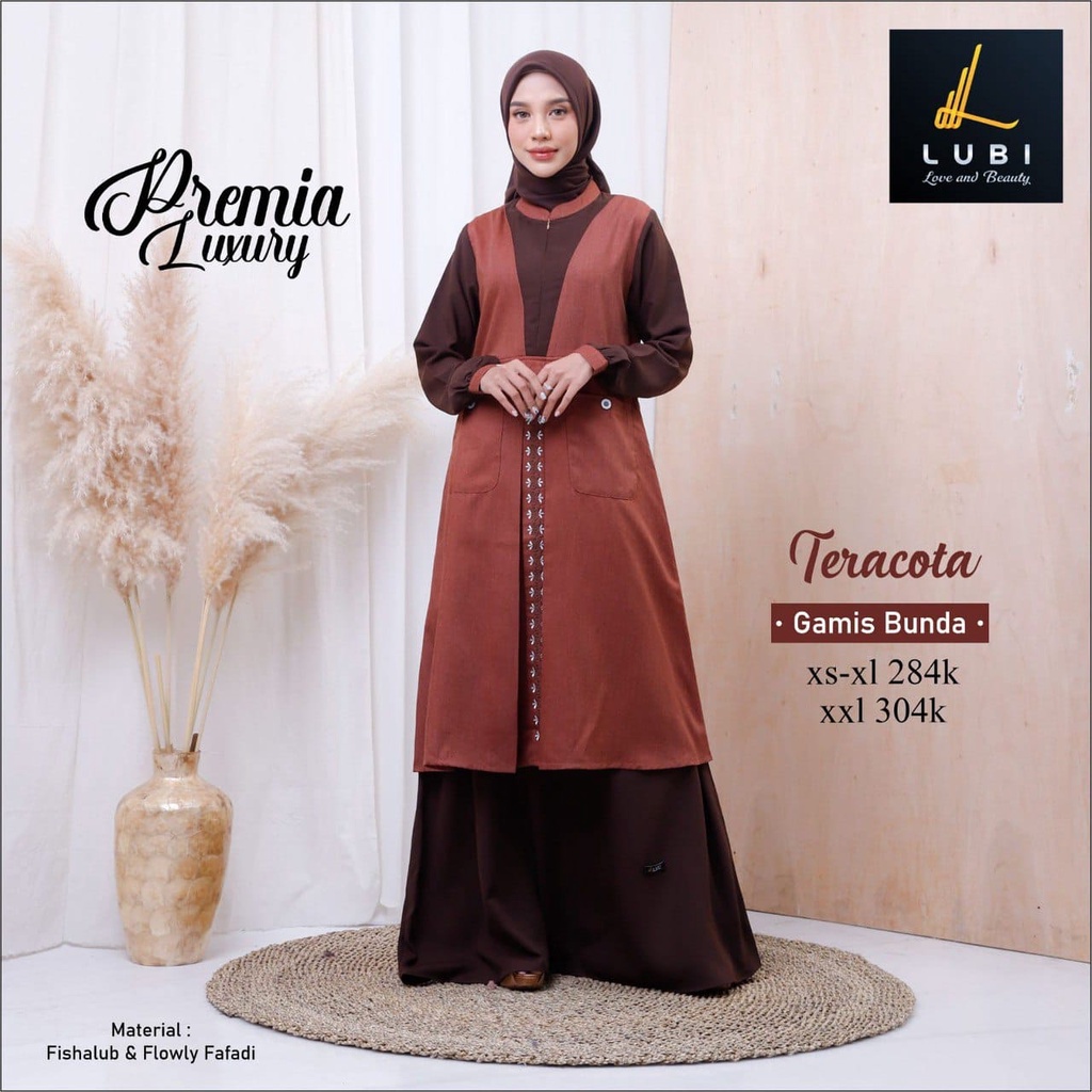 Cod Gamis Lubi Terbaru 2022 Gamis Lubi Premia Dress Wanita Kekinian Motif Bordir Bunga Gamis Lubi Pr