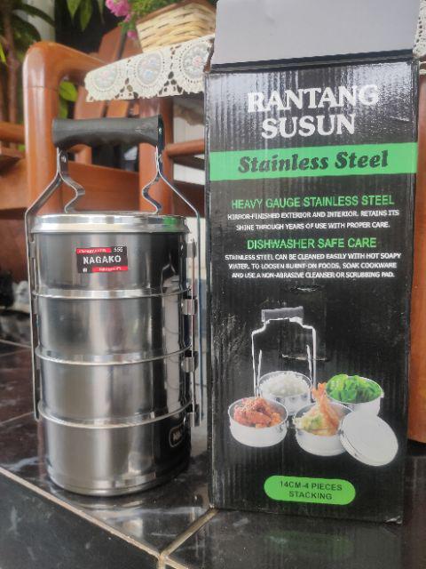 Nagako Food Carrier Rt-1404 Rantang Susun 4 - 14cm