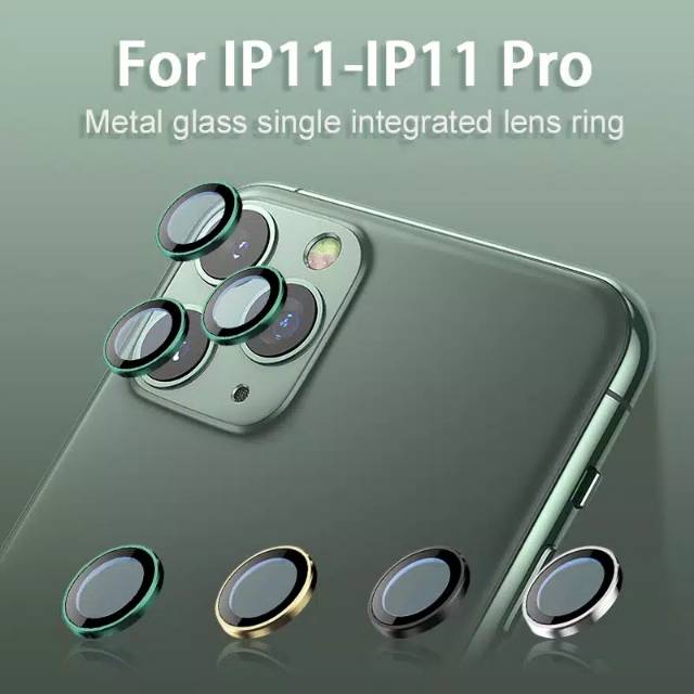 Metal Ring Tempered Glass Camera iphone 11 iphone 11 pro iphone 11 pro max Kamera