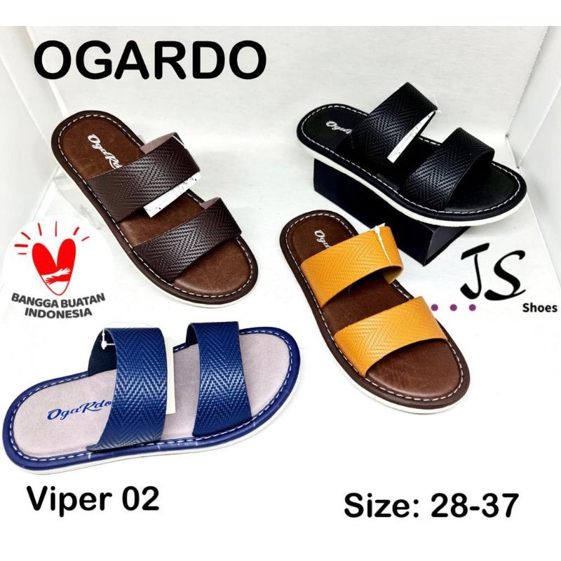 OGARDO VIPER 02 - SANDAL SLOP CASUAL PRIA DEWASA MERK OGARDO