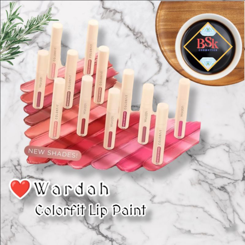 ⭐AJ⭐ WARDAH COLORFIT LIP PAINT | Last All Day Lipcream Matte | Lip Cream Murah / Viral / Tahan Lama 