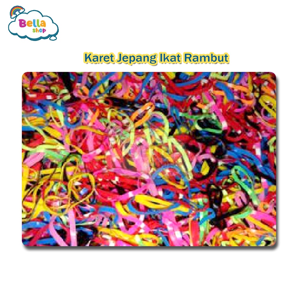 Karet Jepang Ikat Rambut Karet Elastis Band Rubber Band- BELLA SHOP