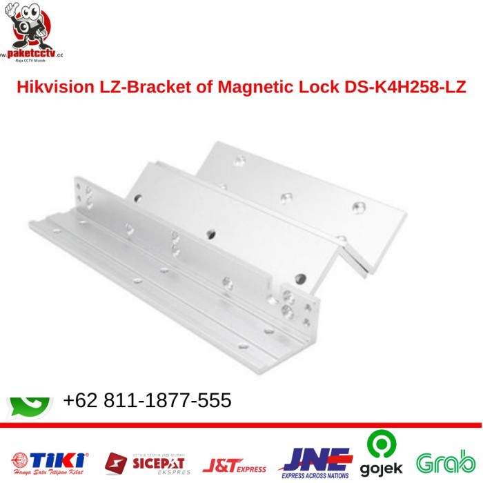 Hikvision DS-K4H258-LZ LZ-Bracket of Magnetic Lock, for DS-K4H258S/D   Murah