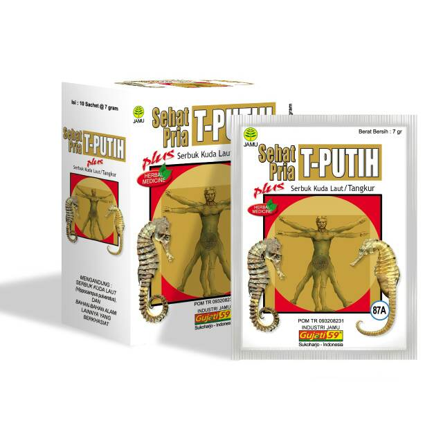 Gujati Sehat Pria Tangkur Putih