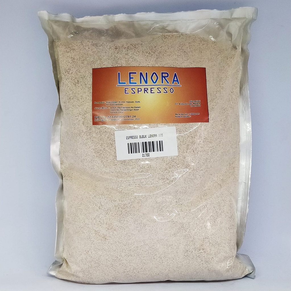 

Bubuk Minuman Espresso/ Bubuk Mimuman Espresso Lenora 1kg