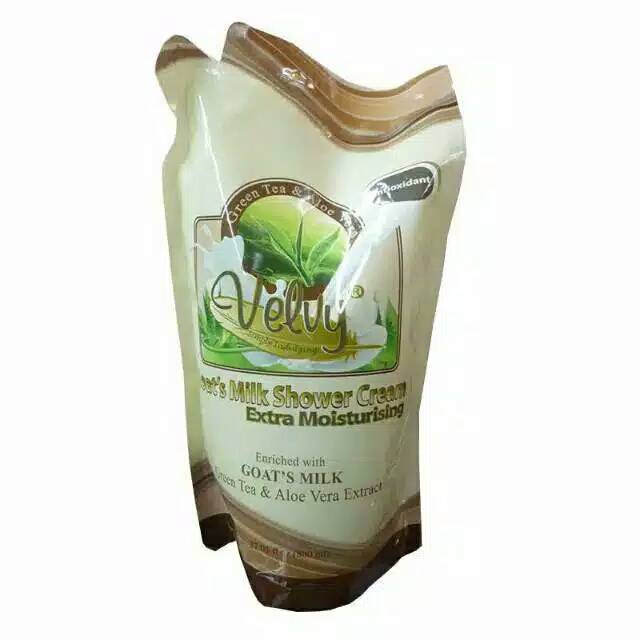 Velvy Goat's Milk Shower Refill 800ml ( Expedisi ). Ls1506