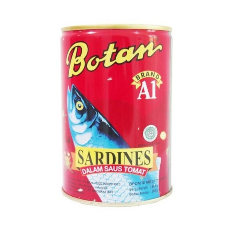 

Botan Ikan Sarden Dalam Saus Tomat Kaleng 425 gr