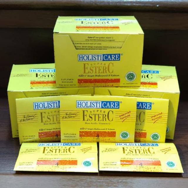 Jual ESTER C HOLISTICARE VITAMIN C 500MG (1 STRIP = 4 TABLET) Shopee