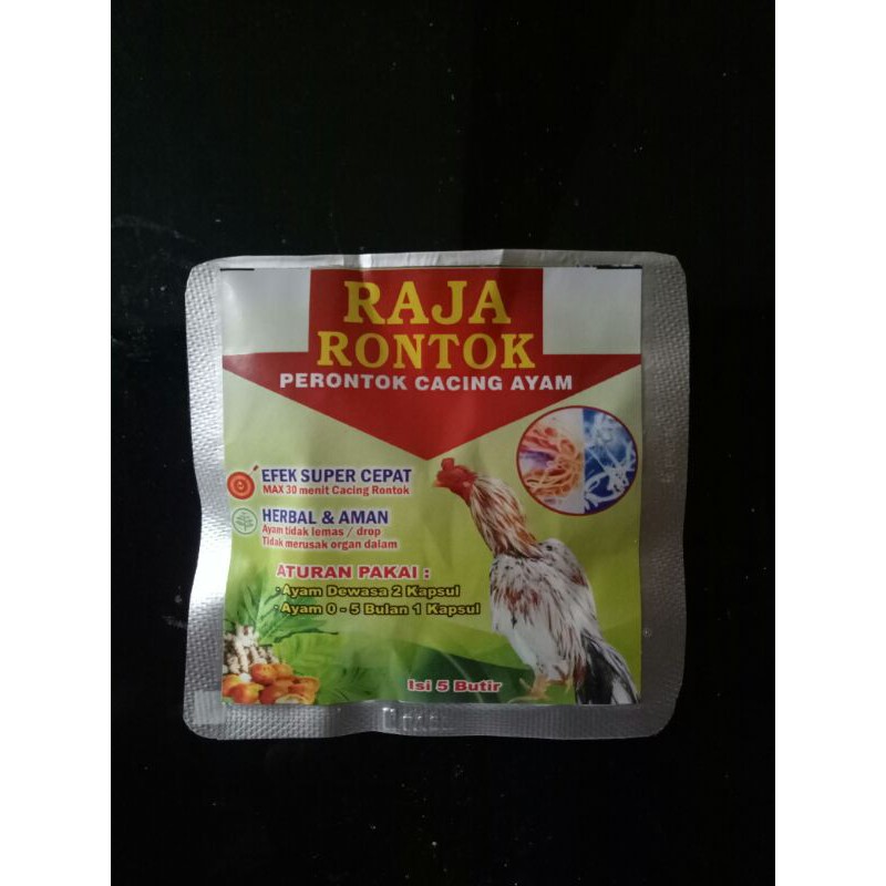 Obat Cacing Ayam Raja Rontok