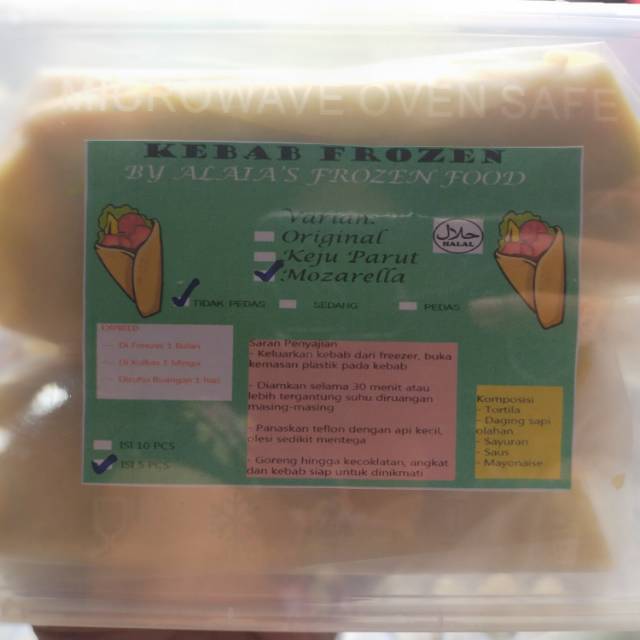 

Kebab frozen