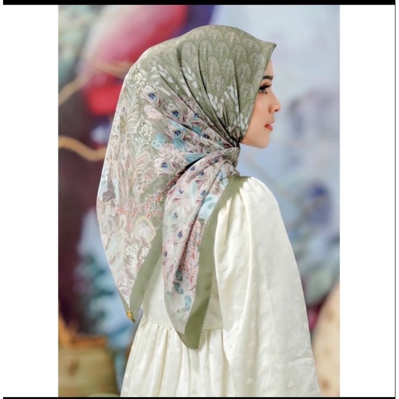 NEW & READY Buttonscarves EDERRA Series VOAL reguler (black, dusty rose, viola, mojave, allure, pick