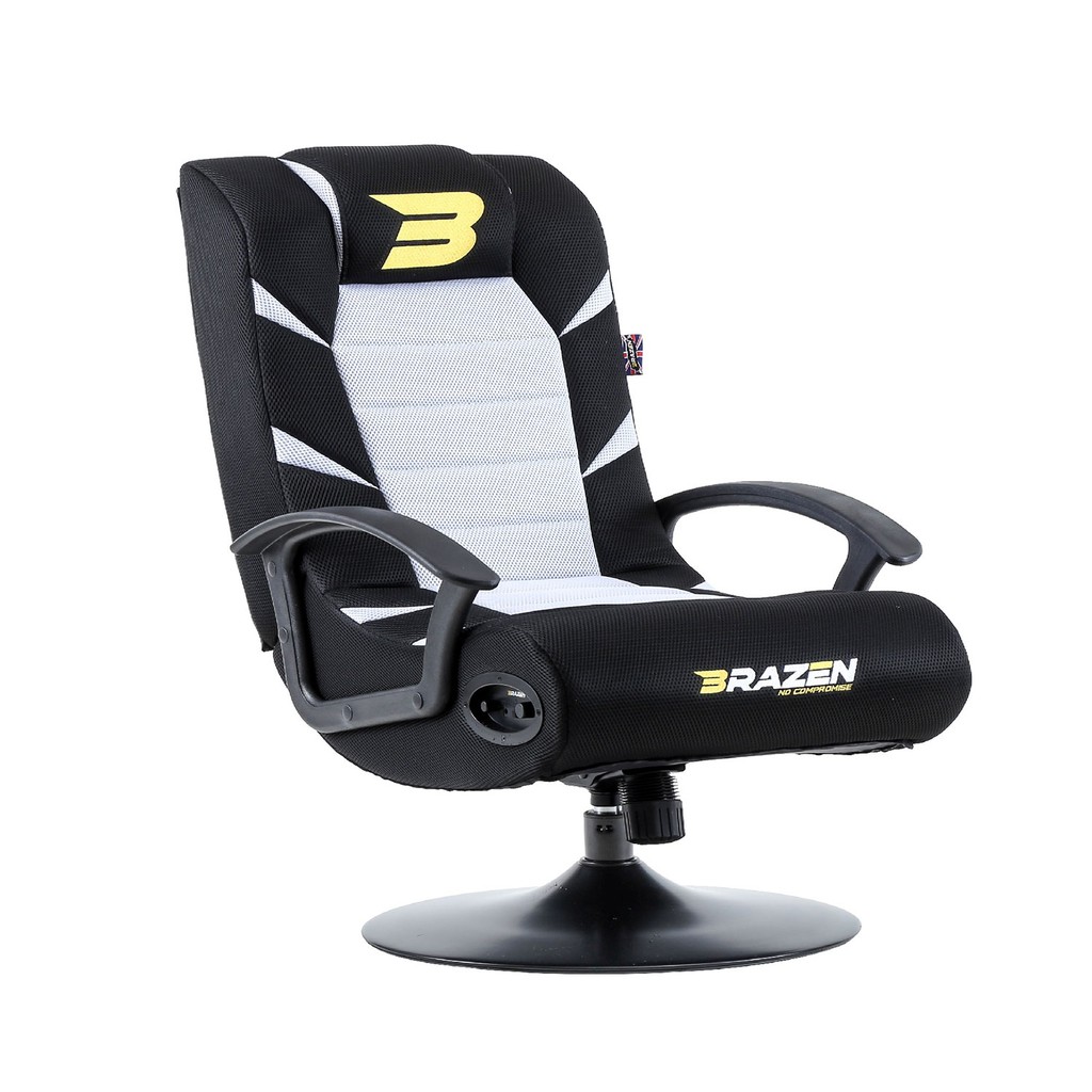 Brazen Pride 21 Bluetooth Surround Sound Gaming Chair White Shopee Indonesia