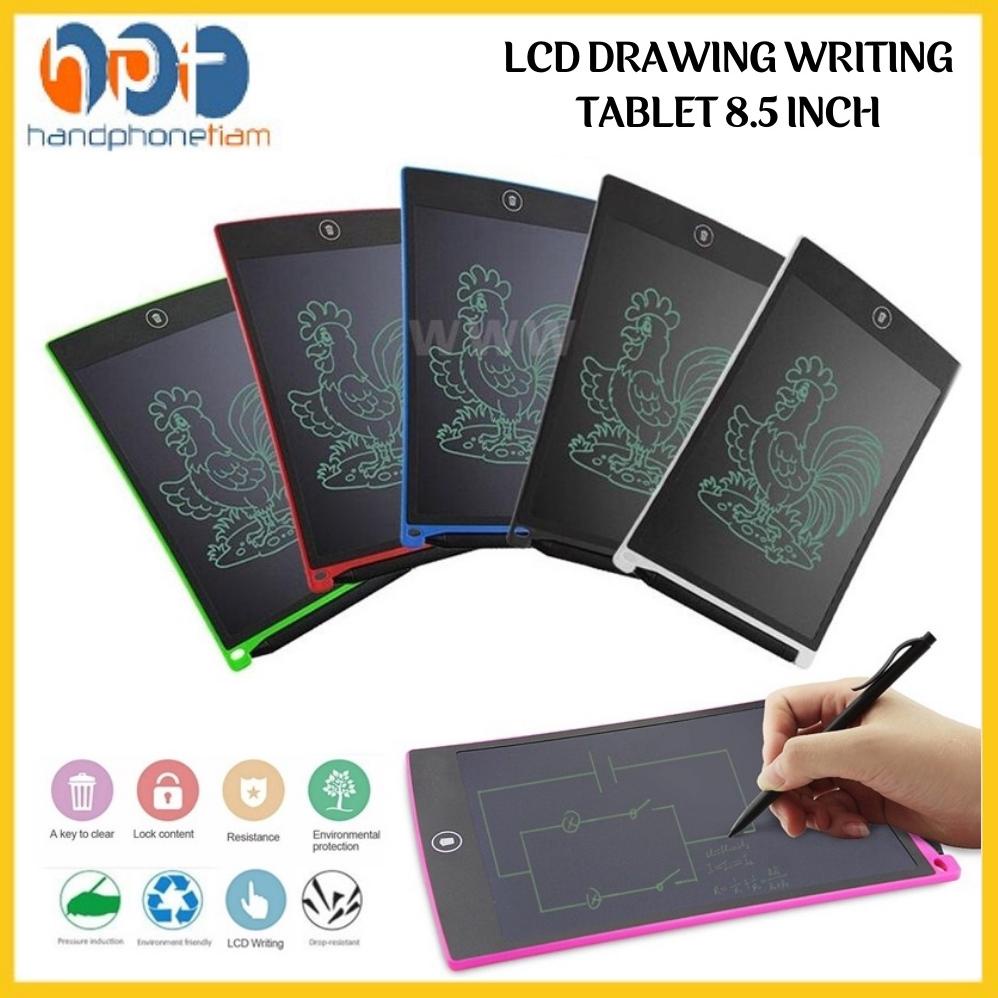 

((BISA COD)) LCD Drawing Writing Tablet 8.5 Inch / Papan Tulis LCD Gambar Untuk Anak Dan Dewasa