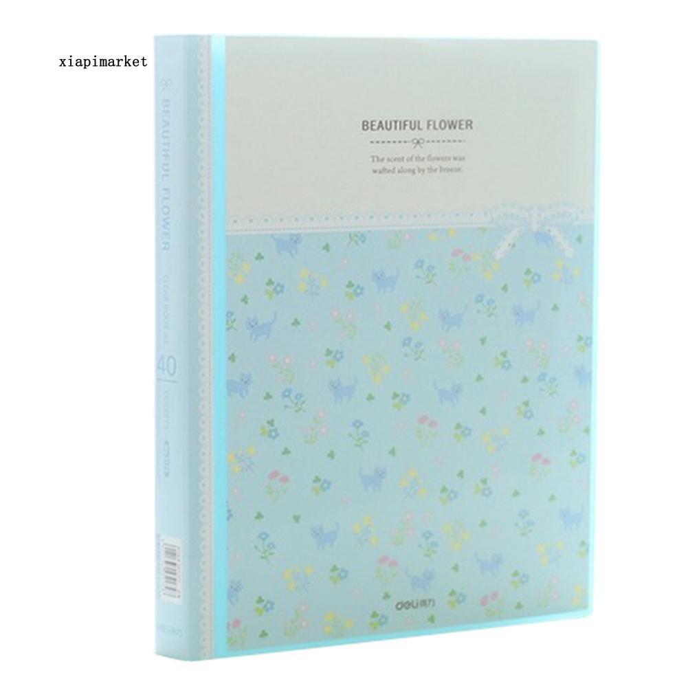 Xp 40 Folder Kertas A4 Motif Bunga Untuk Dokumen Shopee Indonesia